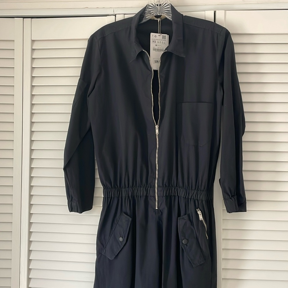 Zara Jumpsuit XS Dark Navy